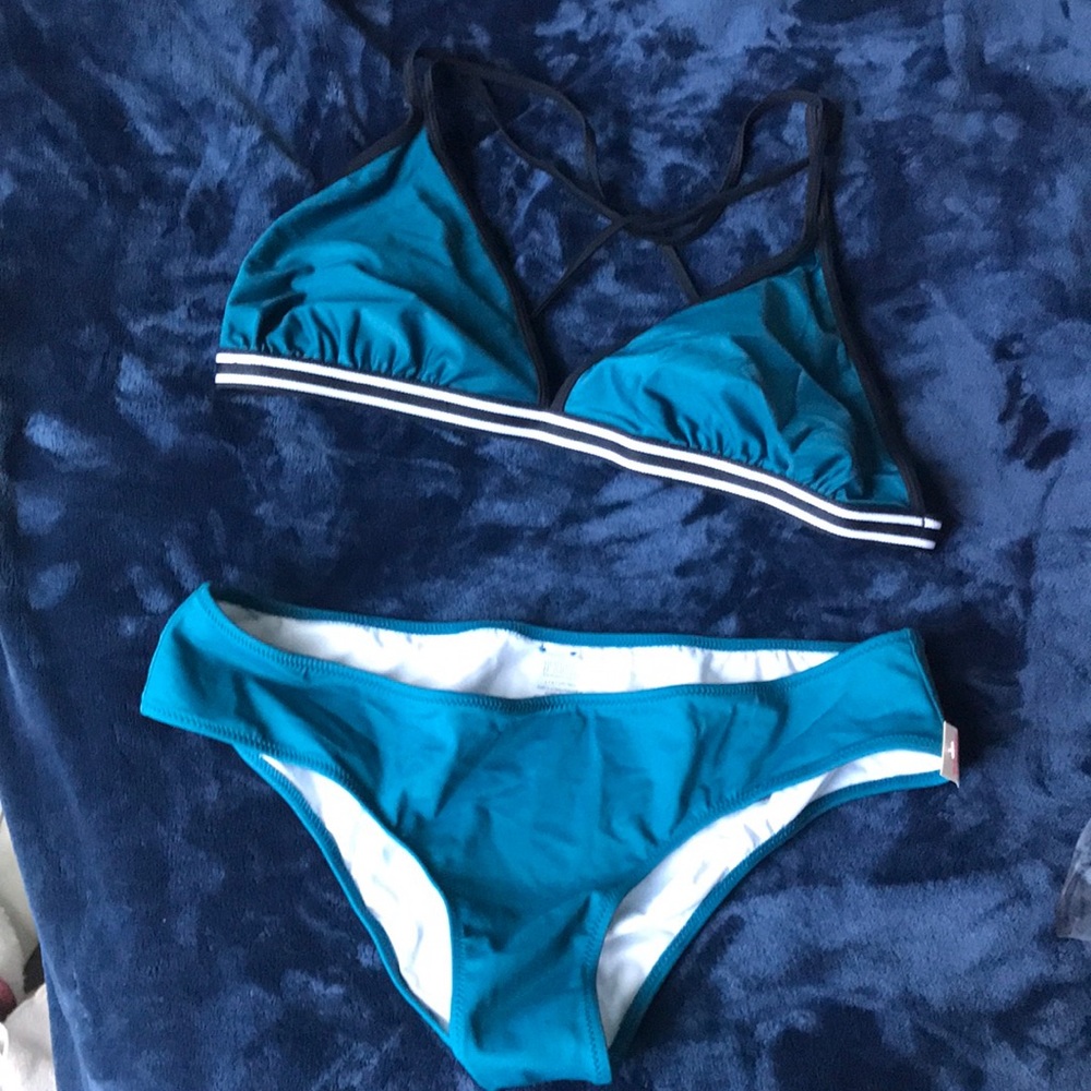 Cute teal bathing suit from pink, new with tags!